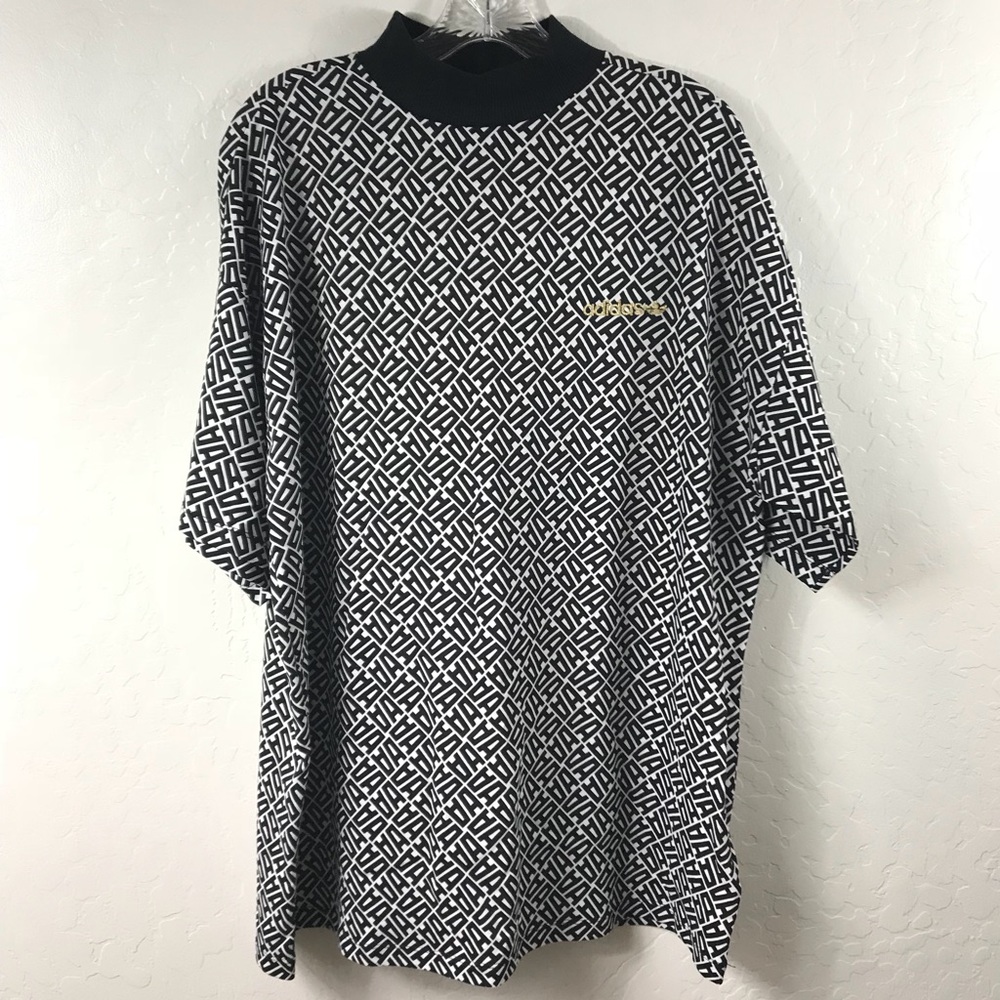 NWT Adidas Allover Print Oversize Tee - Picture 3 of 6